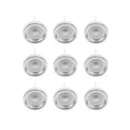 thumbnail image 2 of 60 pcs  Ear Studs Stainless Steel Simple Ear Studs Earring for Woman (Silver Disc Outer Diameter 12mm, Needle 11mm Long, 10mm Inside Diameter), 2 of 6