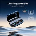 thumbnail image 6 of Flat Invisible Sleep Wireless Earphone IPX5 Waterproof Thin Invisible Sleep Earbuds for Side Sleepers Sleep Ear Buds Smallest Tiny Small Mini Discreet Earbud for Sleeping Invisible Headphones, 6 of 7