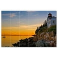 thumbnail image 1 of Lighthouse Photo Ceramic Tile Mural Kitchen Backsplash Bathroom Shower, 405443-M, 1 of 3