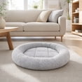 thumbnail image 5 of Calming Dog Bed Anti Relaxation Dog Bed 20 Inch Donut Bed for Dogs Machine Washable Orthopedic Cushion for Small Pets Gray, 1 Pack, 5 of 7