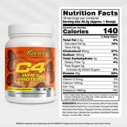 C4 Whey Protein Powder, Reese's Peanut Butter Cup Flavor, 25g of Protein, 18 Servings