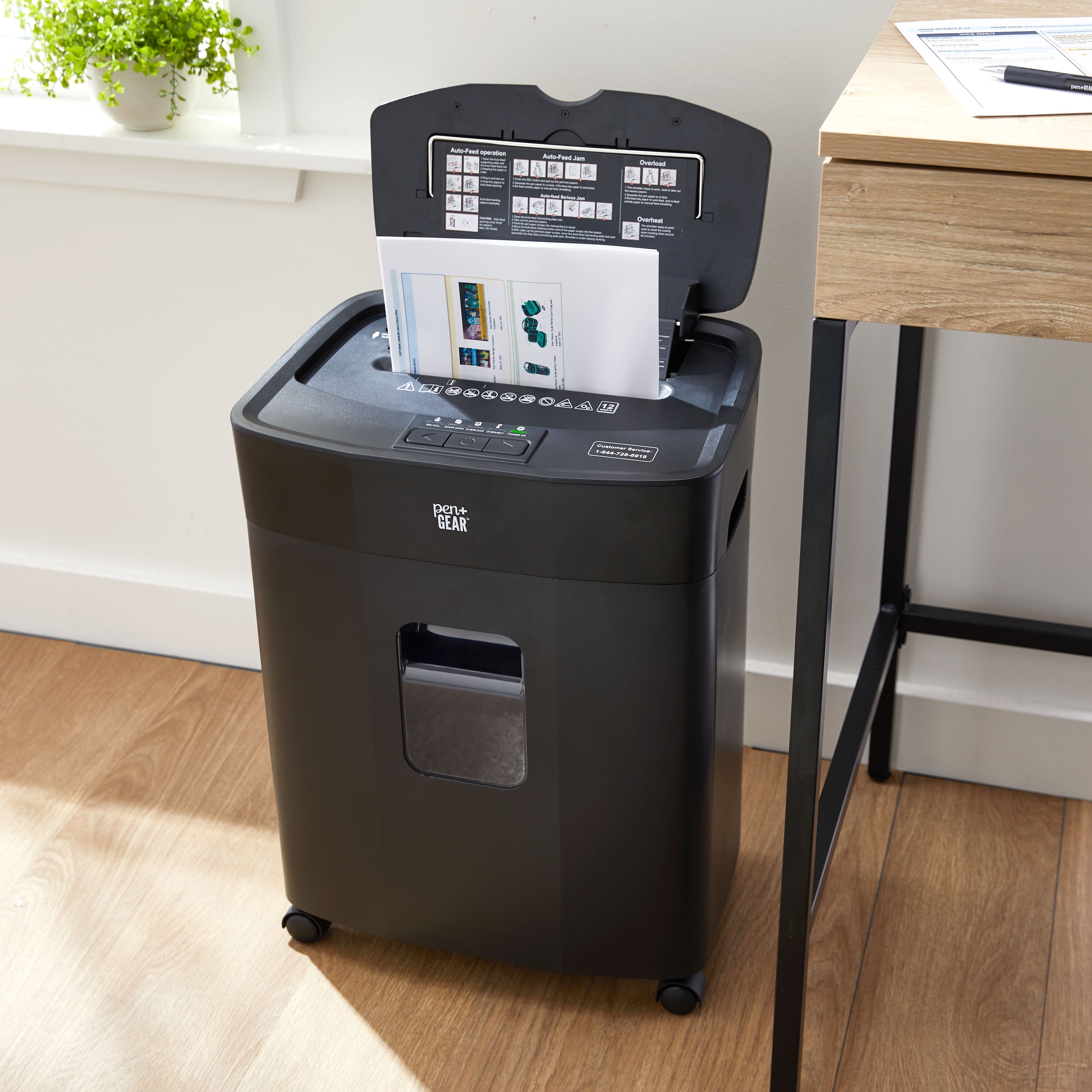 Free Shipping! Pen+Gear Micro Cut Paper Shredder with Auto Feed