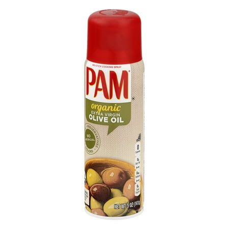 - (3 Pack) PAM Organic Olive Oil Cooking Spray, 5 Ounce