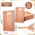 thumbnail image 2 of 12 Packs Wooden Cutting Boards Set with Handles Engraving Blanks Kitchen Serving Platter Bulk for Vegetables Meat Pizza Cheese (12 x 8 Inch, Acacia Wood), 2 of 6