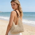 thumbnail image 6 of Women's Lightweight Polyester Shoulder Bag Large Capacity Everyday Commuting Travel Handbag, 6 of 6