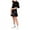 black, variant on Free People Womens Be My Baby Mini Dress, Black, 0