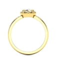 thumbnail image 3 of SuperJeweler 0.60 Carat Rose Cut Diamond Halo Ring In 14 Karat Yellow Gold For Women, 3 of 6