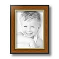 thumbnail image 2 of ArtToFrames 6" x 8" Honey with Gold Picture Frame, 6x8 inch Brown MDF Poster Frame (WOM-4446), 4 Pack, 2 of 7