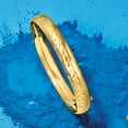 thumbnail image 3 of Ross-Simons 14kt Yellow Gold Floral Etched Bangle Bracelet, Women's, Adult, 3 of 5