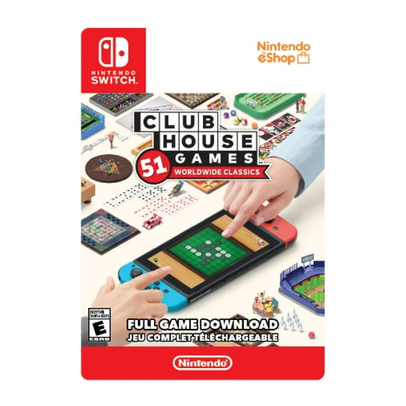 Nintendo Switch Clubhouse Games 51 Classics $49.99 (Digital Code)