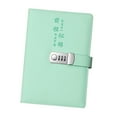 thumbnail image 2 of Abbracc Diary with Lock Lockable Sturdy Password Lock Diary for Business Office Kids Light green, 2 of 9