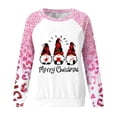 thumbnail image 4 of TIMIFIS Chandail en Molleton de Noël Oversize pour Femmes Mode Décontractée Mignon Père Noël Imprimé Col Rond Chandail Cadeaux pour Femmes pour Noël, 4 of 4