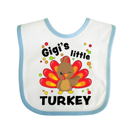 

Inktastic Gigi s Little Turkey Gift Baby Boy or Baby Girl Bib