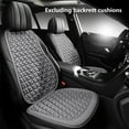thumbnail image 2 of Bxaolu Car Seat Cushion Pad 1.5" Thick Comfort Seat Protector for Car Driver Seat Office Chair Home Use Soft Seat Cushion with Non Slip Bottom, 19'' x 18.5'', Gray, 1Pack, 2 of 9