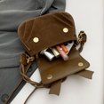 thumbnail image 2 of Bolso Hombro Ante para Mujer Nube Con Correa Ajustable Compras Fruncido (marrón), 2 of 8