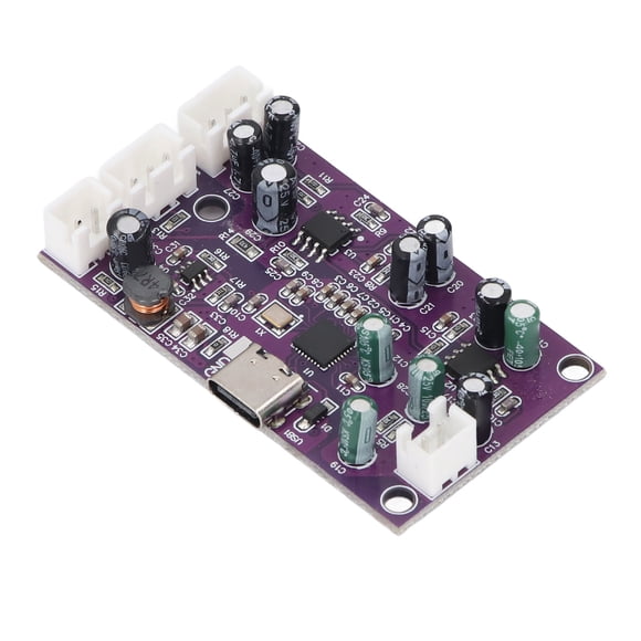 DSP Digital Reverb Module, DC12-18V Karaoke Mixer Effect Module PCB for Computer