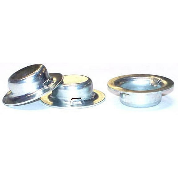 5/8 Hat-Style Push-On Fasteners / Steel / Zinc - 250 Piece Carton