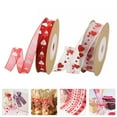 thumbnail image 4 of GOOHOCHY 2 rollos de exquisitas cintas para manualidades que imprimen accesorios de bricolaje elegantes cintas para envolver, 4 of 7