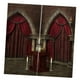 thumbnail image 1 of Cortinas con impresión fotográfica 3D para habitación infantil, puertas de madera con cuadros, persianas para ventanas - 2 Puerta de cortina roja, 1 of 8