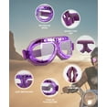 thumbnail image 4 of CRG Sports Vintage Bike Aviator Pilot Motorcycle Cruiser Scooter Goggles, 4 of 7