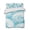 Aqua, variant on Quilts Twin Size, Coastal Shell Teal Blue Soft Comforter Bedding Set for Bed, Summer Ocean Shell Beach Lightweight Quilted Bedspread with Pillow Cover(2 Pieces) for All Season, 68x86 Inch