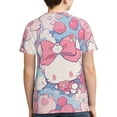 thumbnail image 2 of Hello Kitty T Shirts For Girls Boys, 3d Print Cartoon Graphics T Shirt, Youth Crewneck T-Shirt, Unisex Short Sleeve Top Tees Age 4-16 Years, 2 of 7