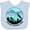 AE-Light Blue, variant on Inktastic Glacier National Park Montana Mountains Boys or Girls Baby Bib