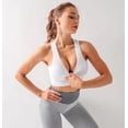 thumbnail image 4 of Ropa interior deportiva transpirable que absorbe los golpes para mujer, hermosa espalda, sujetador para correr, fitness, ropa exterior, estilo chaleco, sujetador de yoga sin montura, 4 of 6