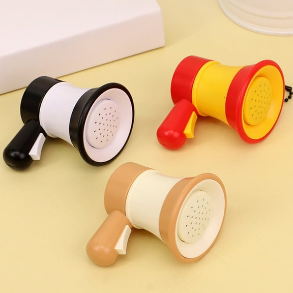 TTJ Cute Keychain Bag Charms for Tote Bags Womens Birthday Gifts Mini Recording Speaker Keychain Handheld Loudspeaker Public Speaker Backpack Pendant Children's Toy Accessories