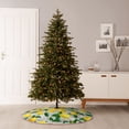 thumbnail image 6 of Sikiie Lemon Seamless Pattern Oil Painting Effect Nativity Christmas Tree Skirt, Jesus Christian Winter Holiday Tree Mat Decoration(30-48IN)30", 6 of 6