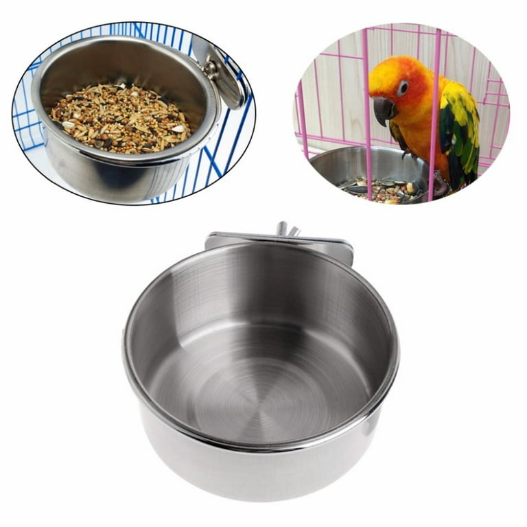 JW Pet jw31309 Clean Cup Bird Feed & Water Cup, Color May Vary - Medium
