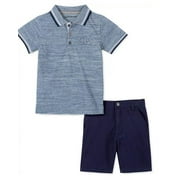 Calvin Klein Jeans Little Boys 2-Pc. Polo Shirt & Shorts , 5