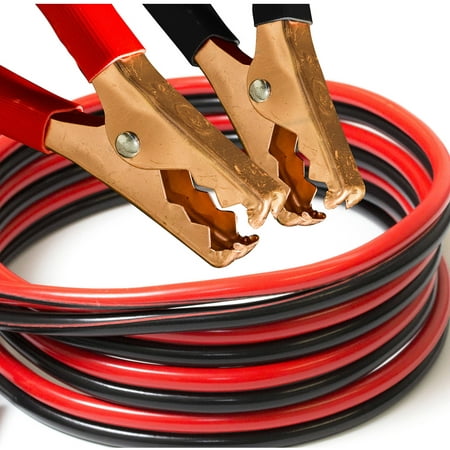 OxGord 10 Gauge 150 Amp Long 12' Heavy Duty Power Booster Starter Commercial Grade Jumper Cables for Emergency Use Auto Battery Industrial Jumping, (Best Auto Start Systems)