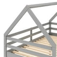 thumbnail image 3 of Low Bunk Bed Twin Over Gray - House Design For Relaxed Sleep With House-shaped Nights, 3 of 7