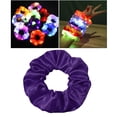 thumbnail image 4 of Cuerda elástica para el cabello Salvador Scrunchies creativos para chicas fiestas nocturnas Púrpura Morado oscuro, 4 of 10