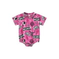 thumbnail image 1 of TSEXIEFOOFU Baby Boy Romper, Short Sleeve Round Neck Bull Print Casual Spring Summer Jumpsuit with Crotch Buttons, 1 of 8