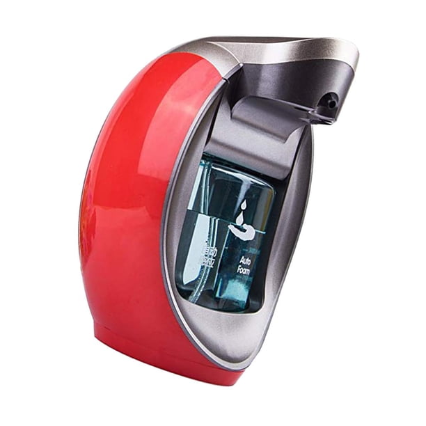 Dispensador de jabón automático Baoblaze de manos espuma Líquida 480 ml rojo
