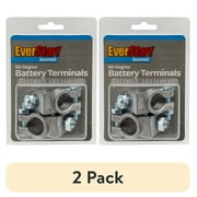 (2 pack) EverStart 10oz Marine Terminal Positive & Negative Right Angle Type