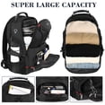 thumbnail image 3 of Matein Laptop Backpack for Men, 45L Water Resistant Travel Backpacks Fits for 17 inch Notebook, Black, 3 of 7
