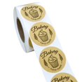 thumbnail image 5 of bakery hand made Stickers - Circle Labels for Homemade Goods, Bake Sales, Bakery Business - Printed on Rustic Brown Kraft Paper - Sticks on Paper, Plastic Packaging, Jars, Canning, 5 of 5
