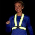 thumbnail image 4 of Unisex Reflective Vest Reflective Safety Waistcoat Reflective Stripe Vest Gear Stripes Jacket High Visibility for Outdoor Running Cycling Jogging Dog Walking at Night, 4 of 7