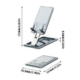 thumbnail image 3 of tumgatte Portable Adjust Metal Mobile Phone Tablet Foldable Storage Phone Telescopic Tablet Wal&mart Deals, 3 of 3