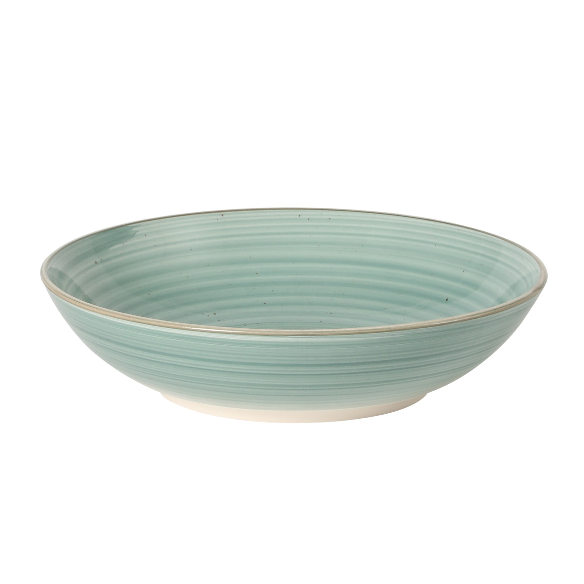 Gibson Home Stonebury 16 Piece Plates and Bowls - Handpainted Stoneware Dinnerware Set - Service for 4