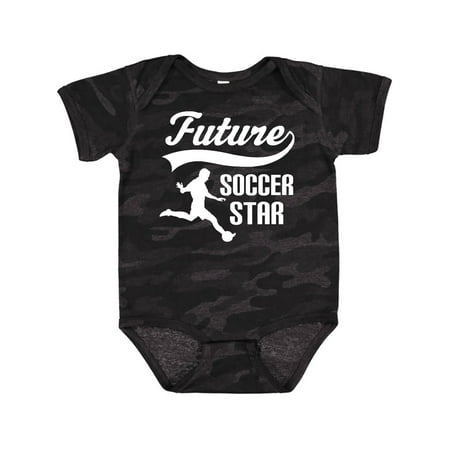

Inktastic Future Soccer Star Childs Sports Gift Baby Boy Bodysuit