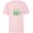 Soft Pink, variant on Star Wars The Mandalorian Season 3 Grogu Face with Name - Short Sleeve T-Shirt for Kids - Customized-White