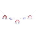 thumbnail image 1 of A Mano Manualidades De Bricolaje Nube De Viento Nórdico Decoración De Arco Iris Adornos De Cuerda De Cuentas De Madera Habitación De Los Niños Cuna Tienda Cama Cortina Decoración Advancent HA040742-03, 1 of 6