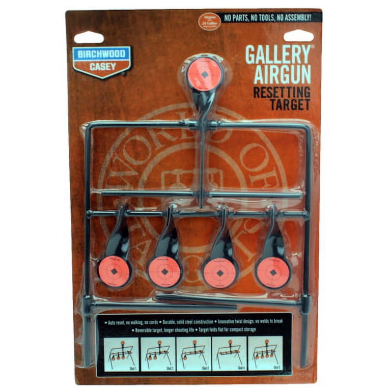 Birchwood Casey, Gallery Resetting Airgun Steel Target - Walmart.com