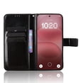 thumbnail image 5 of Wallet Case for Nothing Phone 4A Pro with Card Holder, PU Leather Flip Phone Case with Kickstand Magnetic Closure Wrist Strap Black, 5 of 5