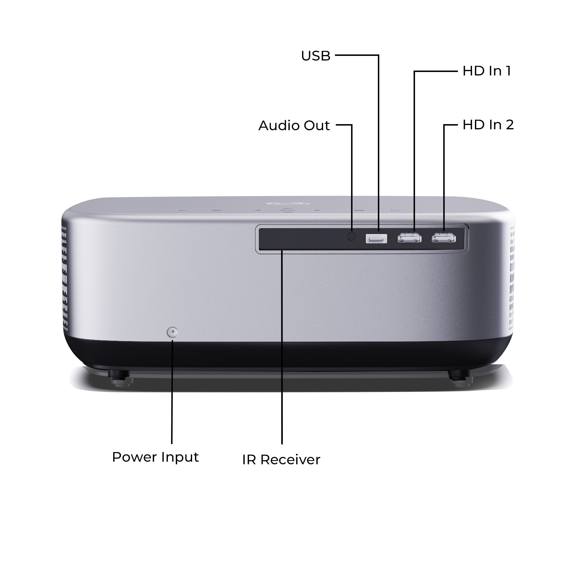 VANKYO Performance V700 Pro Native 1080P Outdoor Movie Projector, Built-in Google TV, Auto Keystone, Auto Focus, Bluetooth, Portable Projector, 120" Projector Screen Included