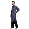 thumbnail image 3 of Atasi Printed Pathani Kurta With Salwar For Men Indian Summer Ethnic Set, 3 of 5